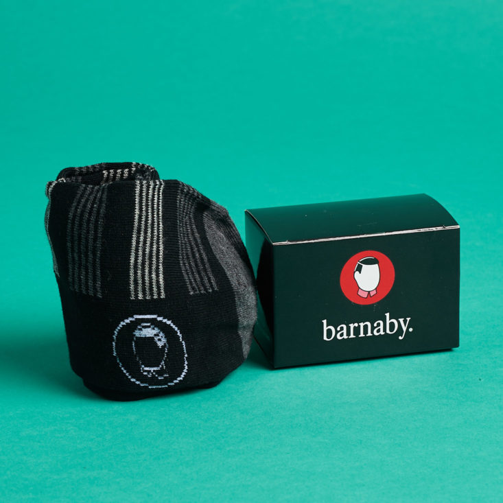 Gentlemans Box Premium Formal Edition December 2018 - Barnaby Socks Roll With Box Front