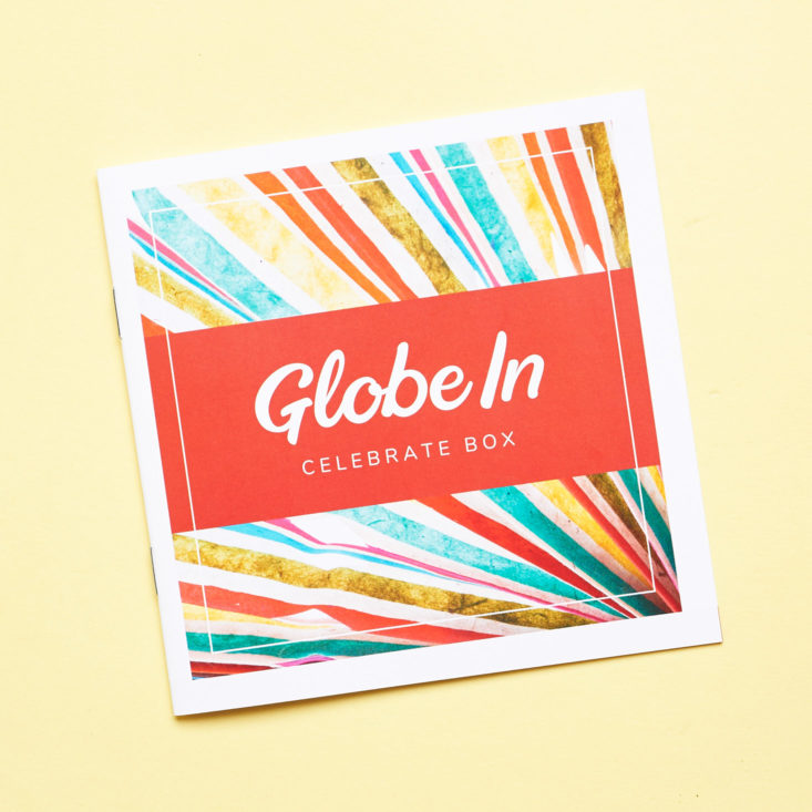 Globe In Celebrate booklet details