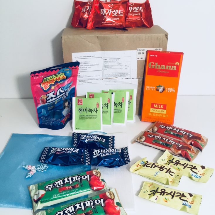 Korean Snacks Box Review December 2018 - BIG REVEAL All Content