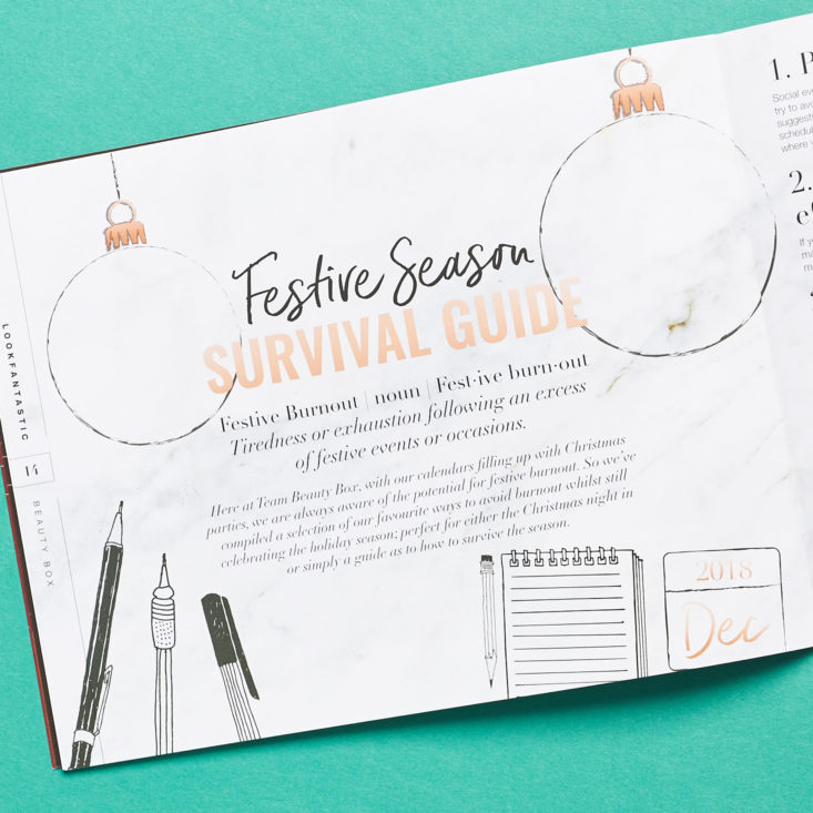 Look Fantastic December 2018 festive season guide