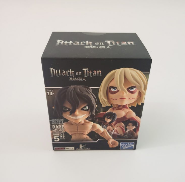 Loot Remix Review December 2018 - Attack on Titan Vinyl Action Figure Box Front
