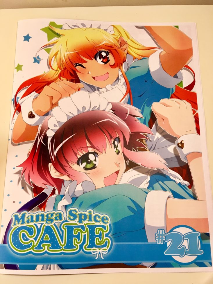 Manga Spice Cafe October 2018 - Information Card Top
