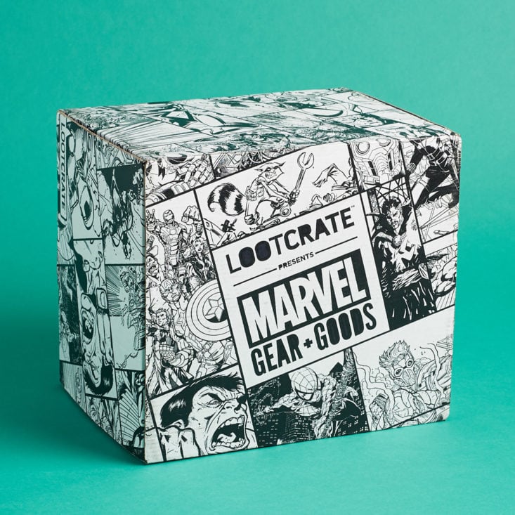 Marvel Gear and Goods December 2018 - Box Review Front