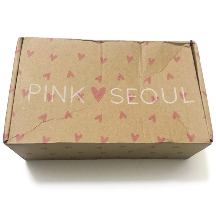 PinkSeoul Mask Box October 2018 - Box Review Top