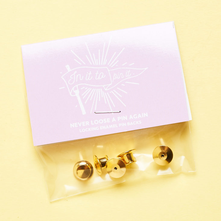 Quirky Crate tack stoppers