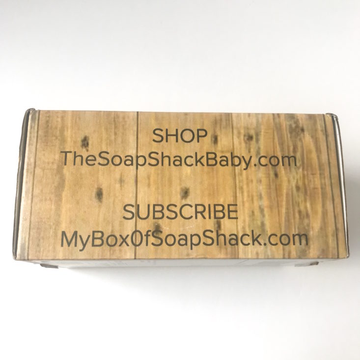 Soap Shack November 2018 - Front Box Side