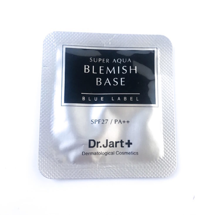 Sooni Pouch November 2018 - Dr. Jart+ Blue Label Hydrafull Blemish Base Pouch Top