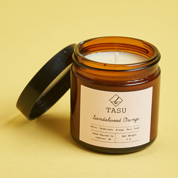 Tasu December 2018 candle