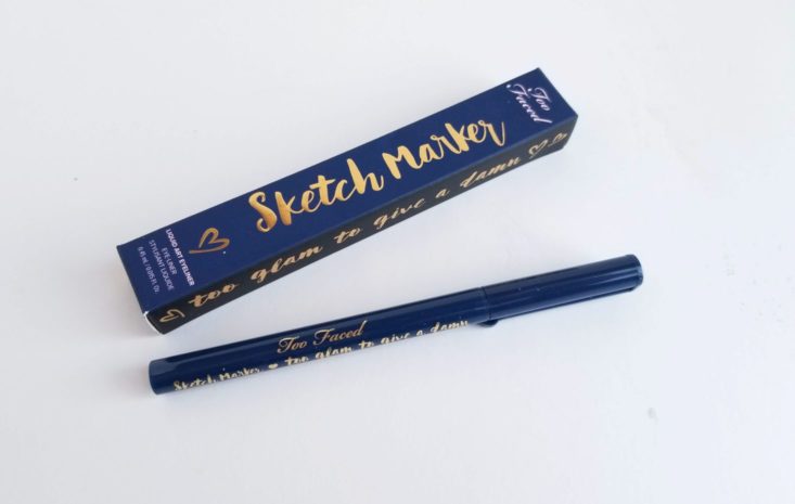 Too Faced 2018 Black Friday Mystery Box sketch marker eyeliner