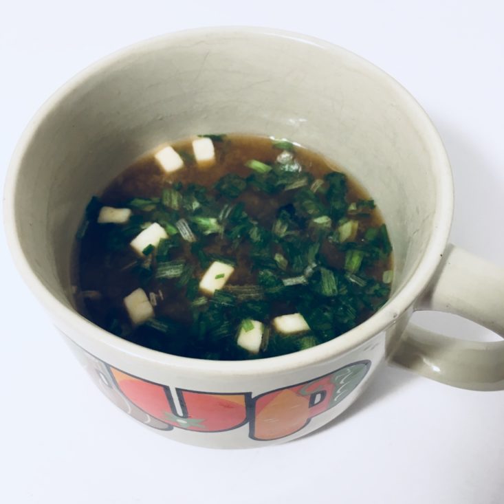 Umai Crate Subscription Box November 2018 - Caring Miso Soup In Cup Top