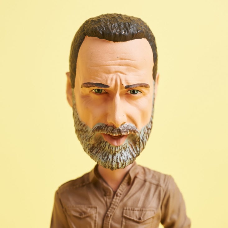 Walking Dead Supply Drop November 2018 - Rick Grimes Bobblehead Figure Face Closer