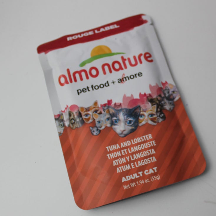 Whiskerbox November 2018 - Almo Nature Rouge Label Tuna And Lobster Top