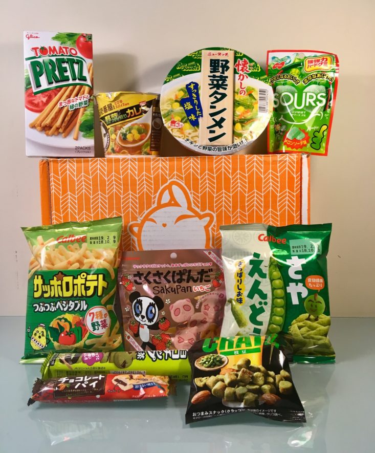 ZenPop Ramen Sweets Mix Pack November 2018 Green Goodness Review - All Products Front