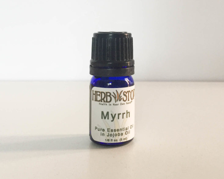 Aaroma Box by Herb Stop the Secure January 2019 - Myrrh Front