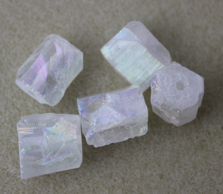 Bargain Bead Box January 2019 - Crystal Rough Nugget Beads Top