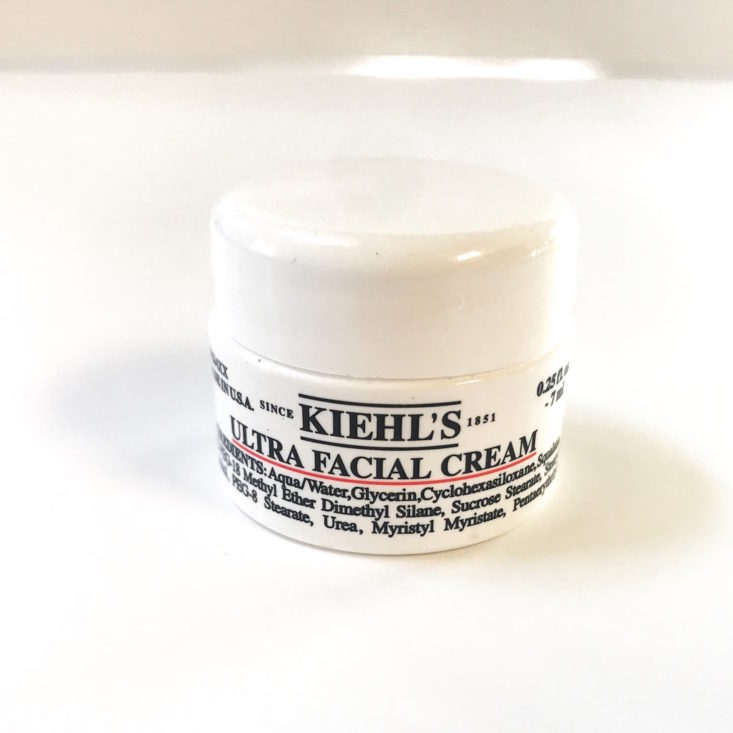 Birchbox x Kiehls Review December 2018 - Ultra Facial Cream Front