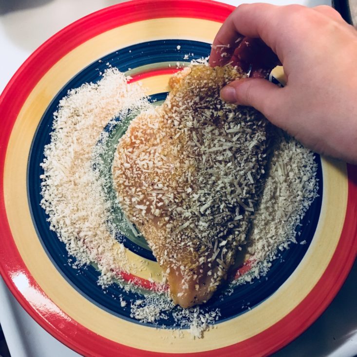 Blue Apron Subscription Box Review January 2019 - CHICKEN BREADCRUMBS DIPPED Top