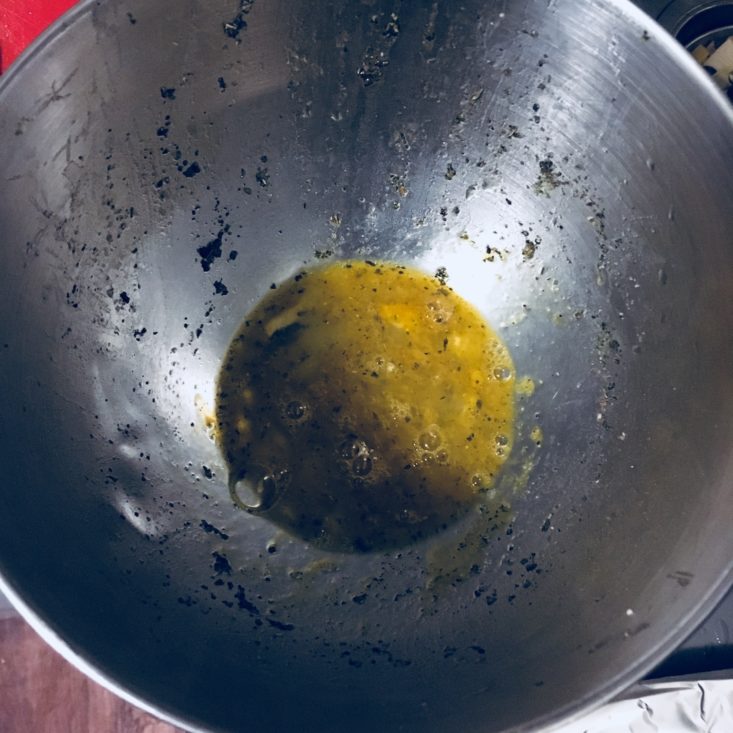 Blue Apron Subscription Box Review January 2019 - CHICKEN EGG Pan Top