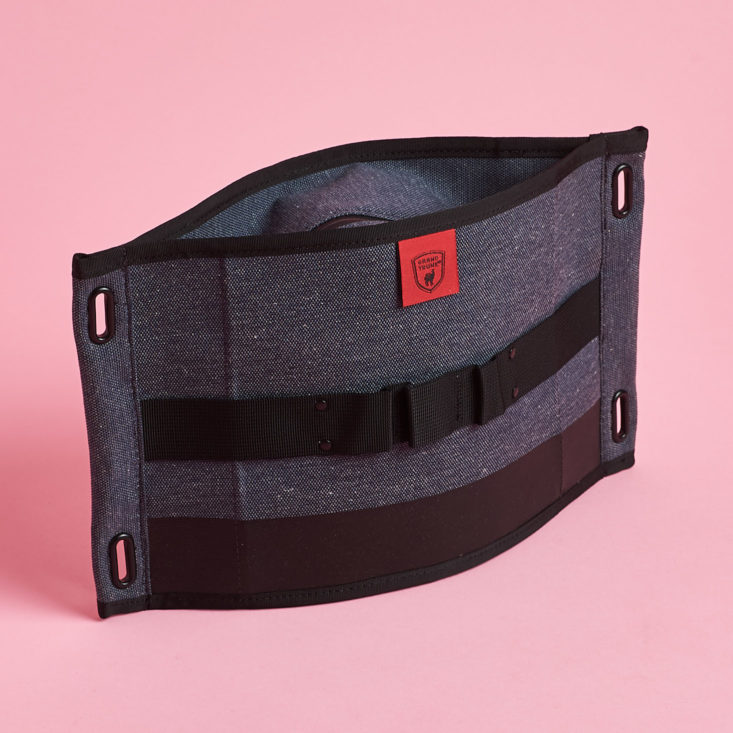 Bombay and Cedar For Him Winter gray fabric bag