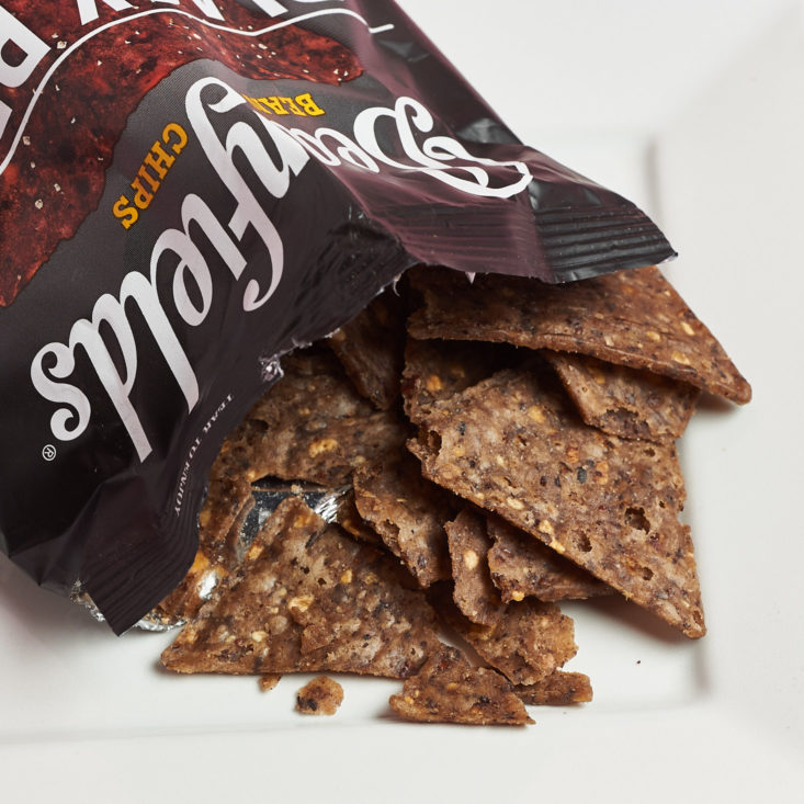 Bombay and Cedar For Him Winter beanfields chips out of bag