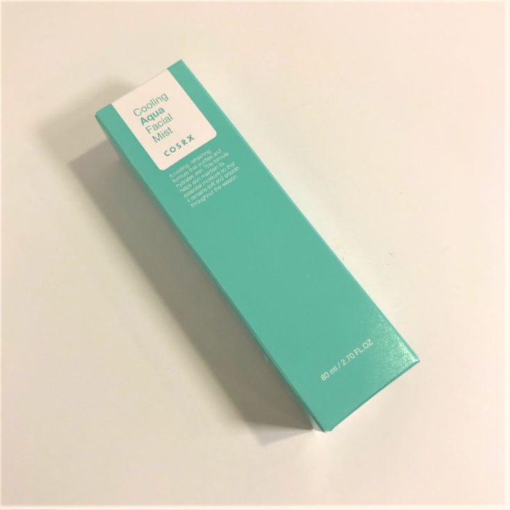 BomiBox K-Beauty December 2018 - COSRX Aqua Facial Mist Top