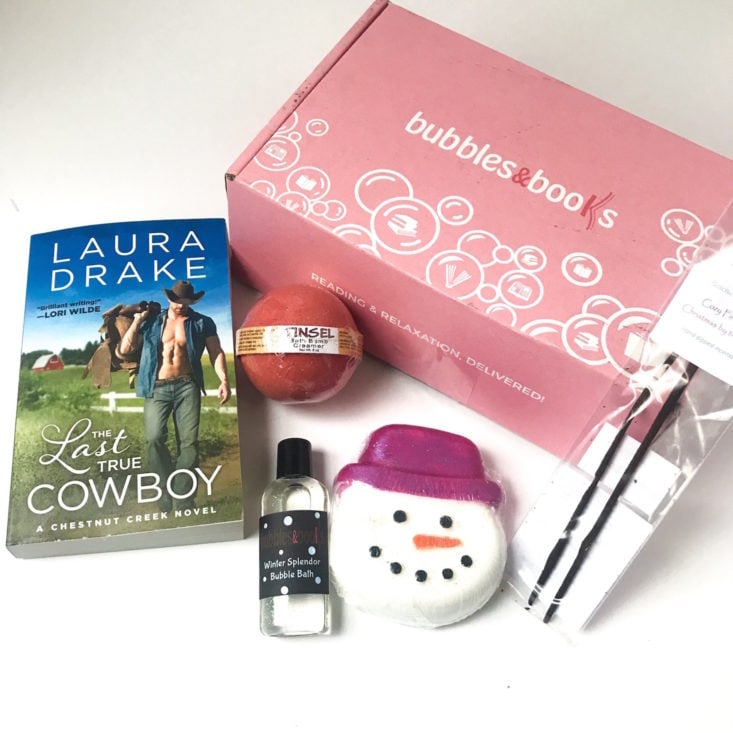 Bubbles & Books Decmber 2018 - All Products Front