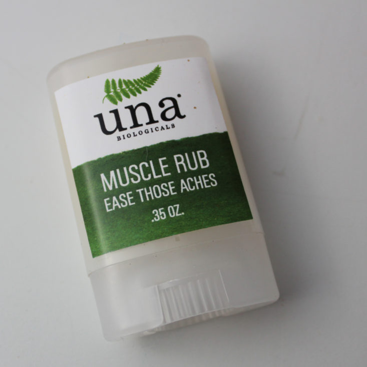 Bulu Box January 2019 - Una Biologicals Muscle Rub Top