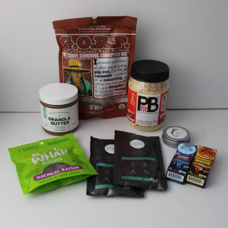 Clean Fit Box January 2019 - All Products Front