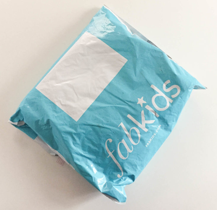 FabKids Subscription Review Boys Edition December 2018 - Box Closed Top