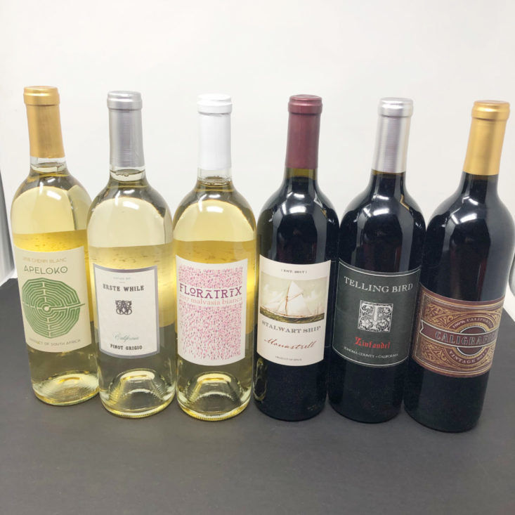 Firstleaf Wine Subscription Review January 2019 - All Products Front