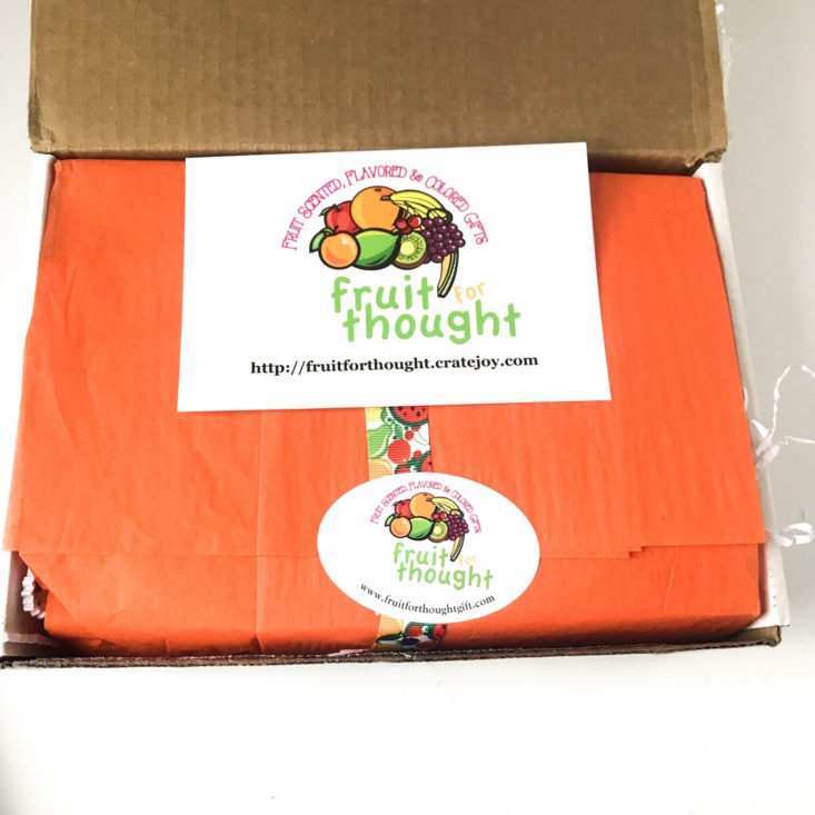 Fruit For Thought Autumn Spice January 2019 - Box Opened Top 1