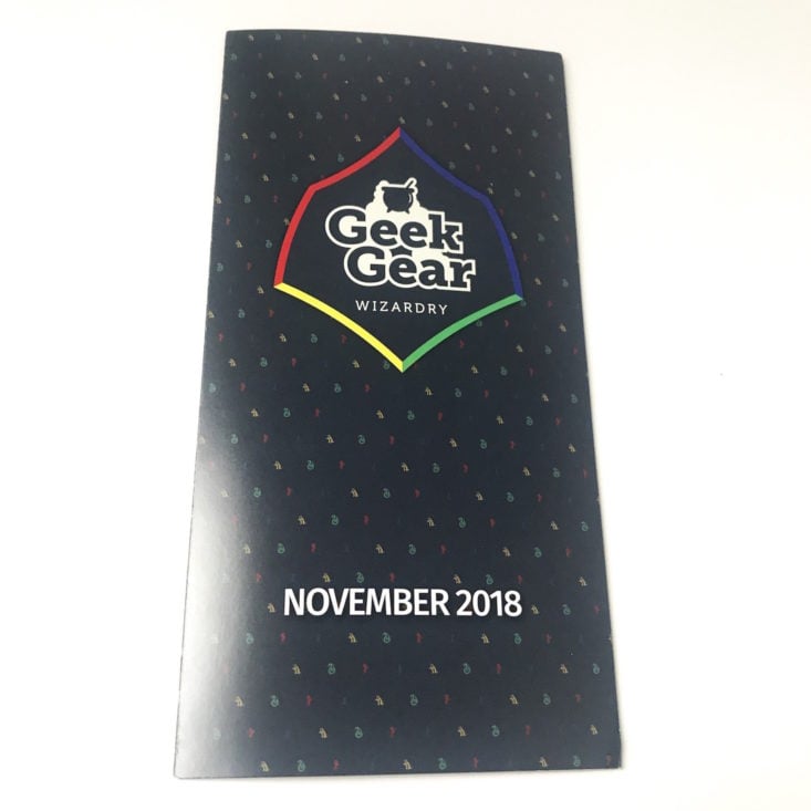 Geek Gear World of Wizardry November 2018 - Booklet 1