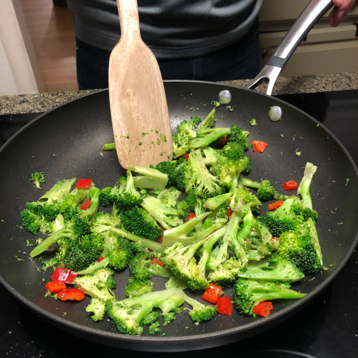 broccoli and pepper sauté
