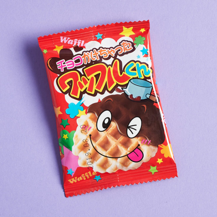 Japan Crate December 2018 chocolate wafflle