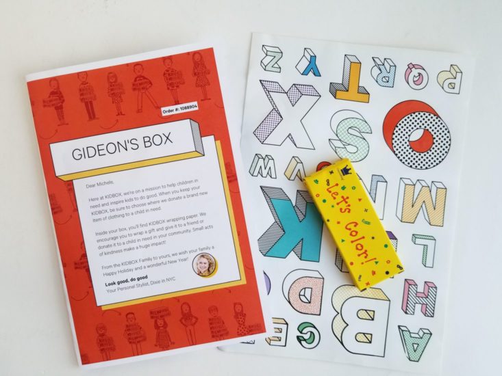 Kid Box 3T Boys January 2019 stickers