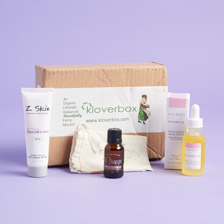 Kloverbox January 2019 all contents