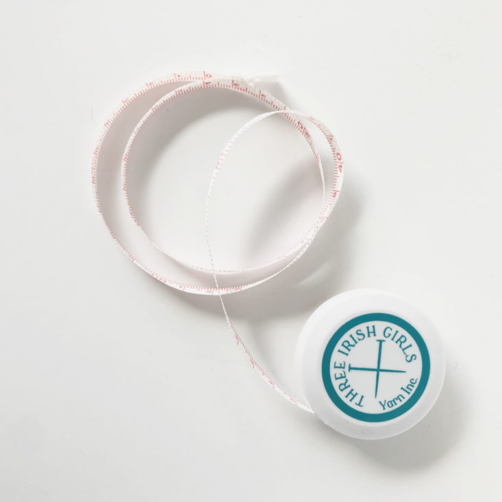 KnitCrate Artisan Crate January 2019 - Tape Measure Front
