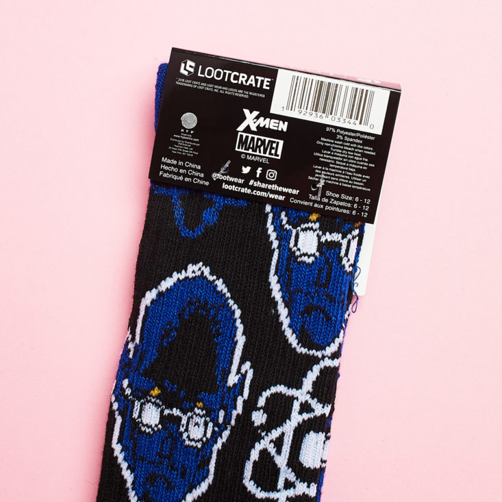 Loot Wear Socks dr manhattan science socks