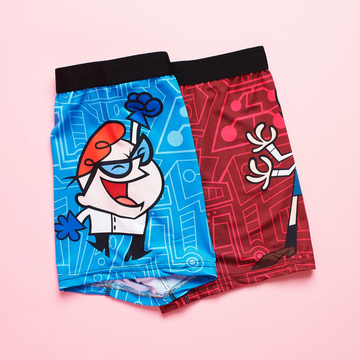Loot Wear Undies Laboratory January 2019 - Dexter's Laboratory Underwear 4 Logo Closer Top