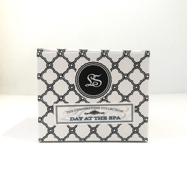 LoveSpoon Candle Club January 2019 - Day At The Spa Soy Candle Box Front