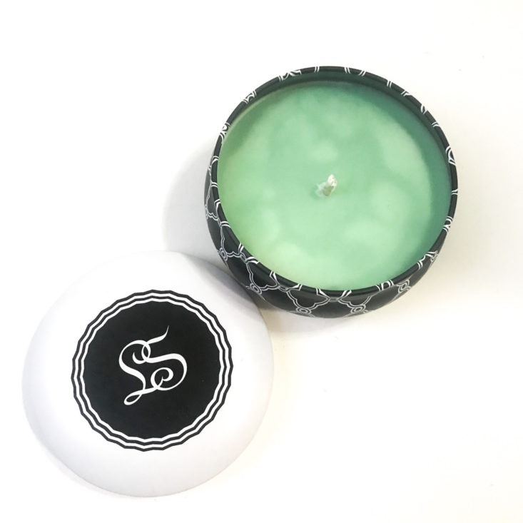 LoveSpoon Candle Club January 2019 - Day At The Spa Soy Candle Top