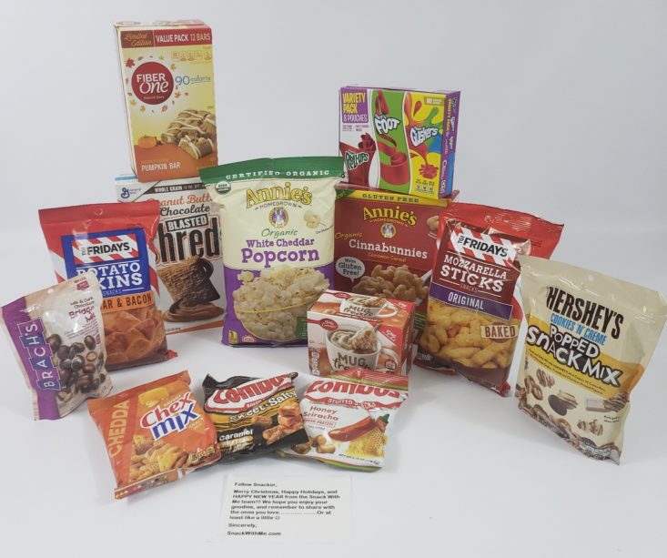 MONTHLY BOX OF FOOD AND SNACK REVIEW – January 2019 - All Contents