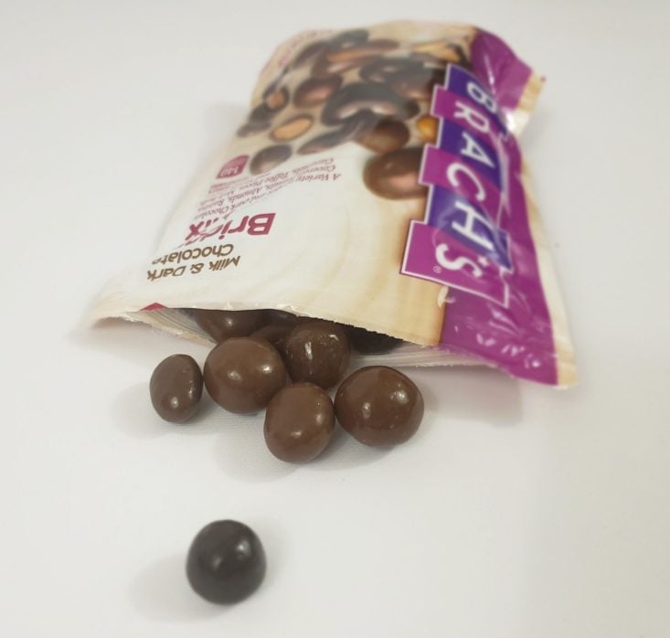 MONTHLY BOX OF FOOD AND SNACK REVIEW – January 2019 - Brach’s Milk & Dark Chocolate Bridge Mix Open