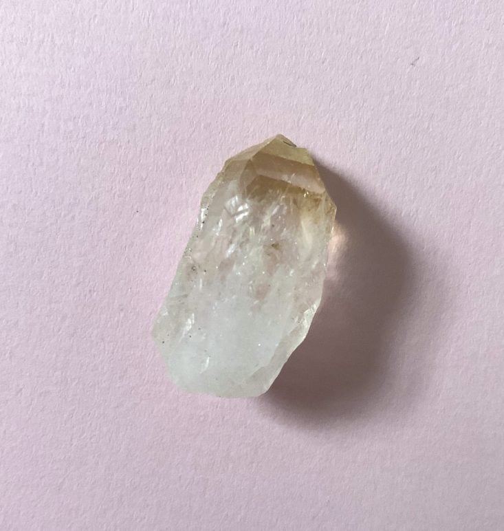 MoonBox by Gaia Collective Subscription Review January 2019 - Citrine for abundance 2 Top