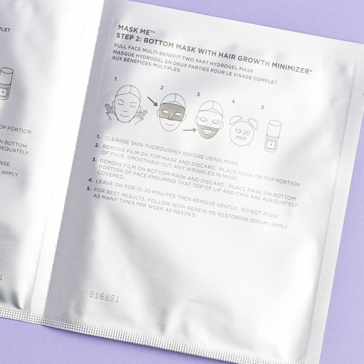 New Beauty Test Tube sheetmask part two