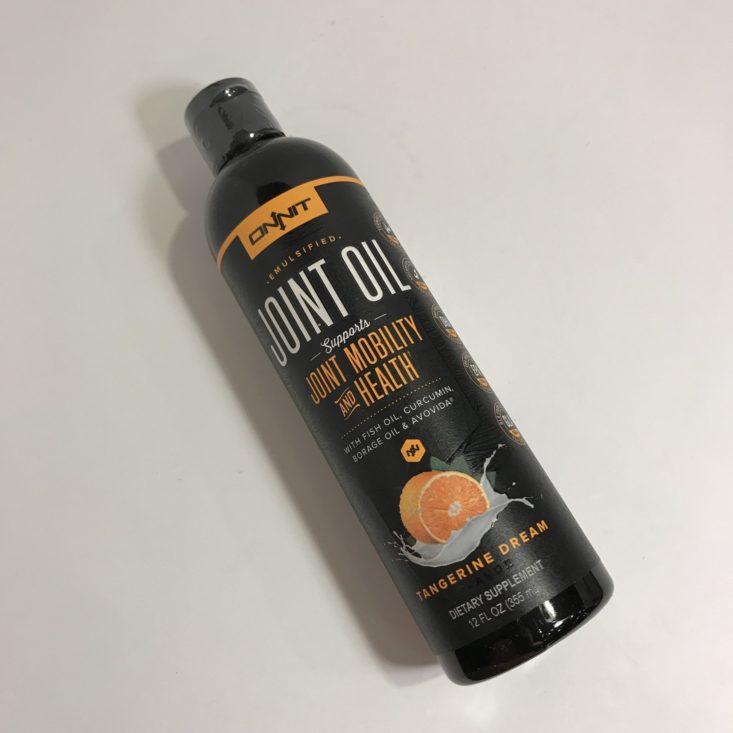 Onnit Keto Box January 2019 - Joint Oil 1