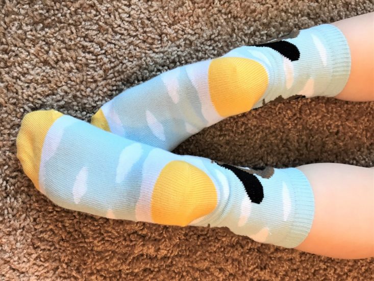 Panda Pals Kid’s Socks Januaury 2019 - Panda pilot Socks bottom