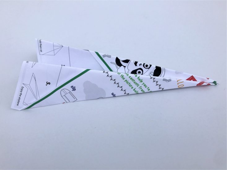 Panda Pals Kid’s Socks Januaury 2019 - Paper Airplane Folded