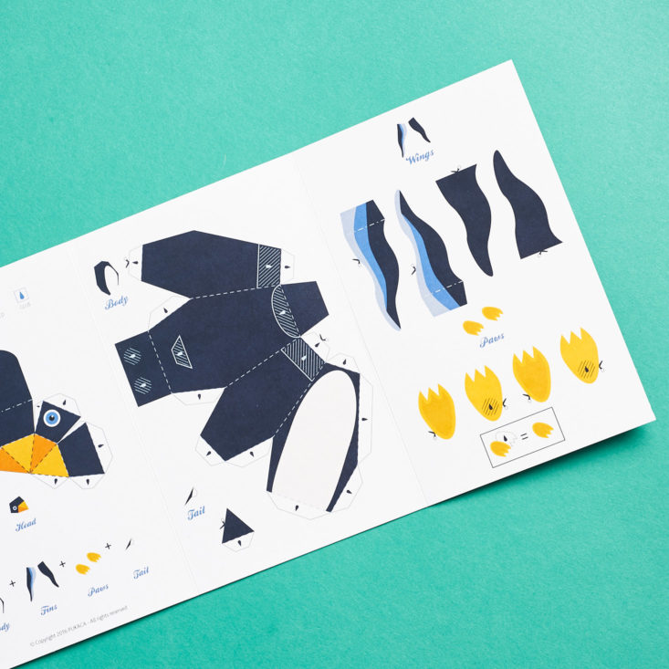 Postmarkd Studio 3D penguin postcard