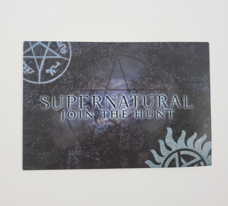 Supernatural Box Review Winter 2018 - Theme